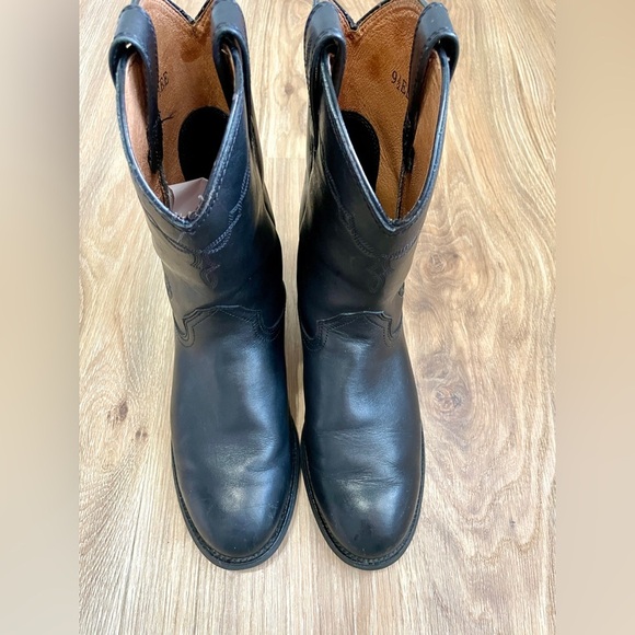 Ariat Heritage Roper Western Boot Black Size 9.5 EE - Picture 4 of 6